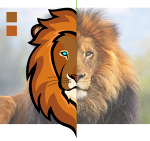 Dessin de lion à partir d'une image