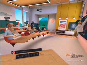 Les enseignants de l'ESTHUA testent la réalité virtuelle